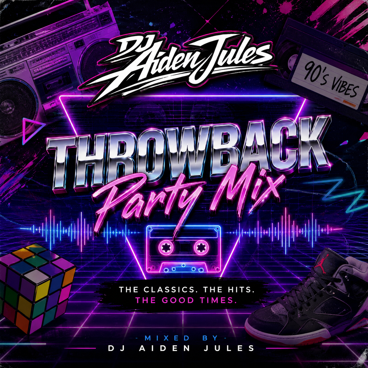 Throwback Party Mix Cover